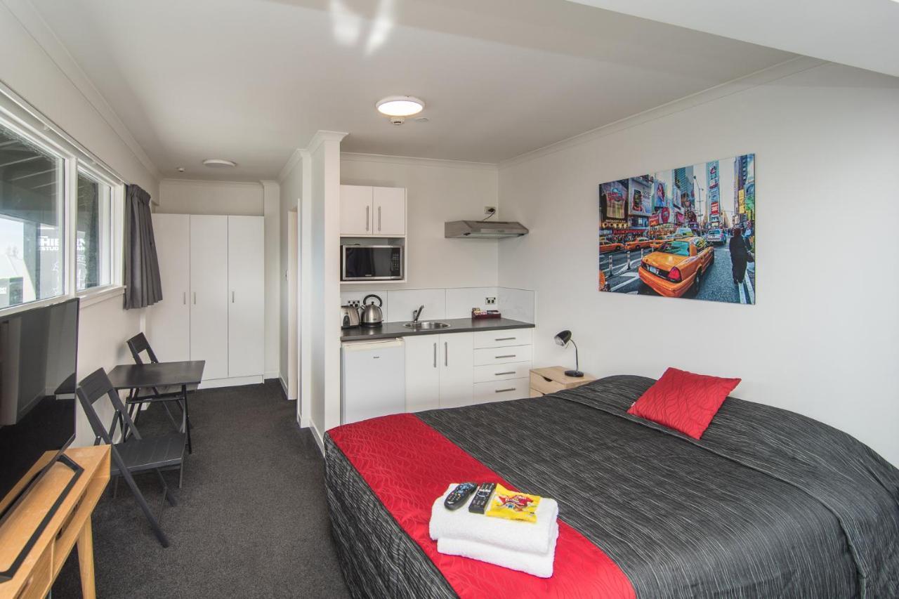 The Hibernian Studio Apartments - 4 Latter Street Timaru Exteriér fotografie