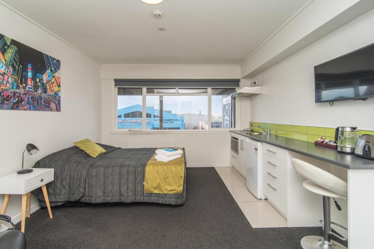 The Hibernian Studio Apartments - 4 Latter Street Timaru Exteriér fotografie